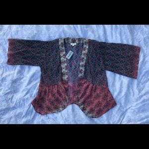 NWT Buckle paisley kimono